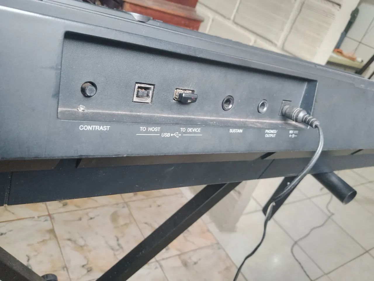 Teclado Yamaha psr s650 sampleado (troco em  piano) - Foto 2
