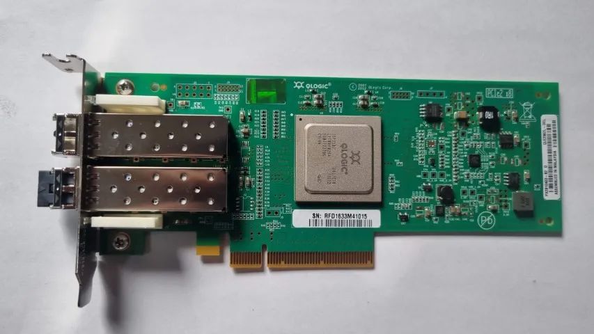 34 placa de rede qlogic 8gb sfp