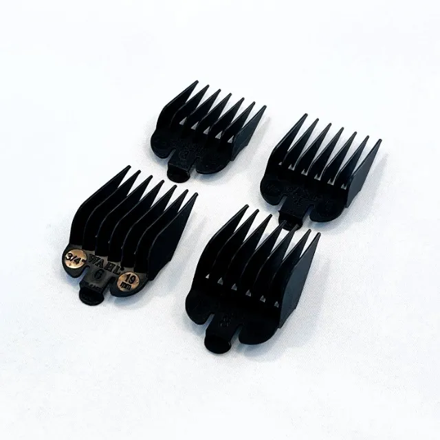 Kit com 4 Pentes de Altura Nº 3, 4, 6 e 8 para Máquina de Corte Wahl