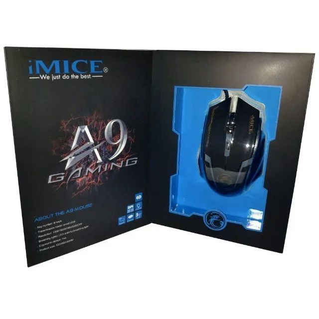 Mouse Gamer iMice A9 Gaming 3.200DPI - WZetta - Foto 5