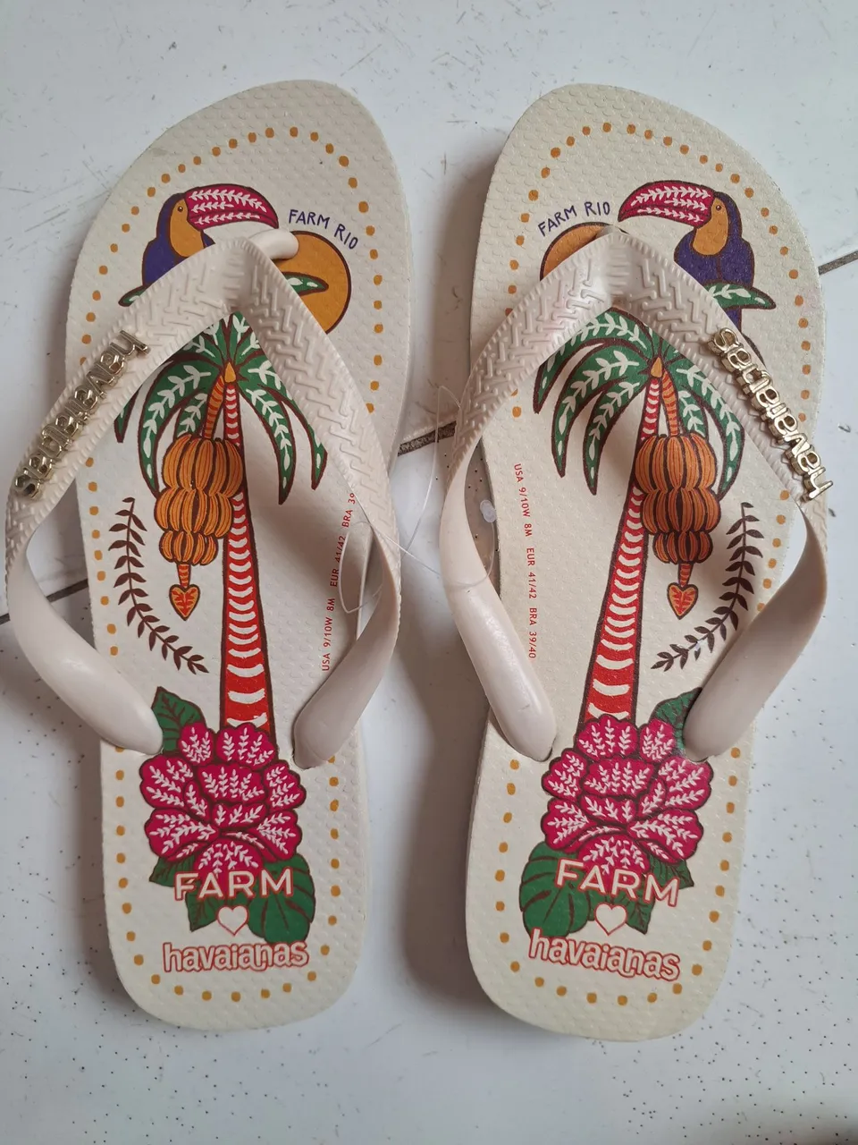ORIGINAL! Chinelo Havaianas Farm Nascer de Verão NOVA (Leia o anúncio)