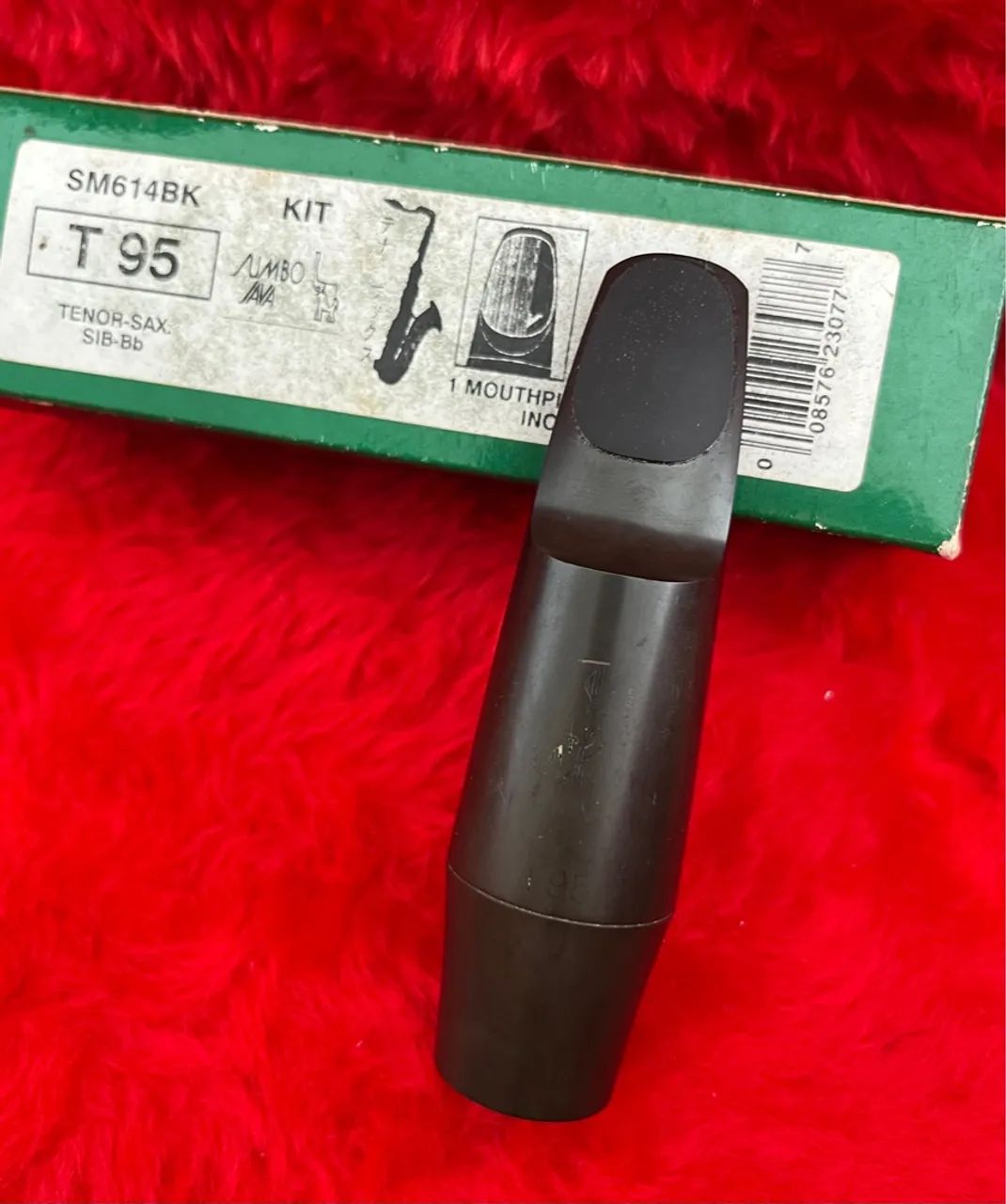 Boquilha Vandoren Jumbo Java T95 Hard Rubber - sax tenor (Original, nunca mexida) - Foto 4