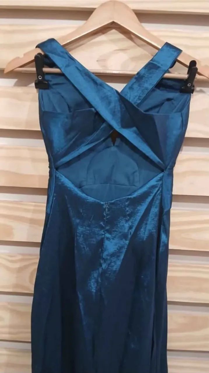 Vestido de Festa Azul - Foto 5