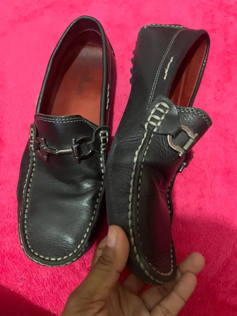 Sapato de couro masculino antiderrapante tm 39 da marca homem do