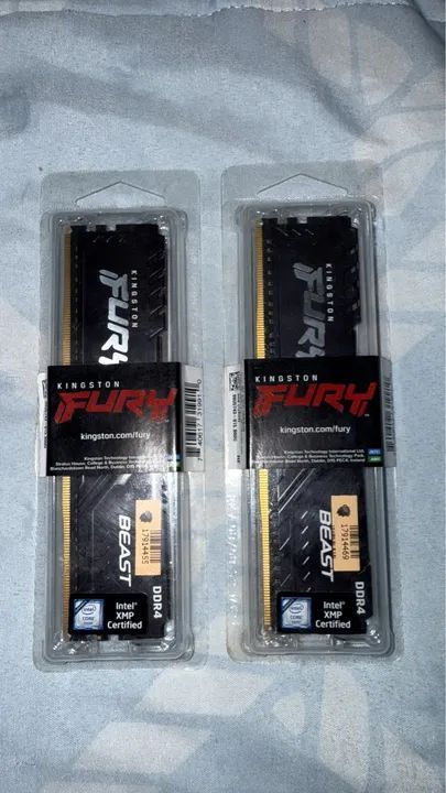 Memória RAM Kingston Fury Beast, 16GB (2x8GB), 3600MHz, DDR4 - Foto 3