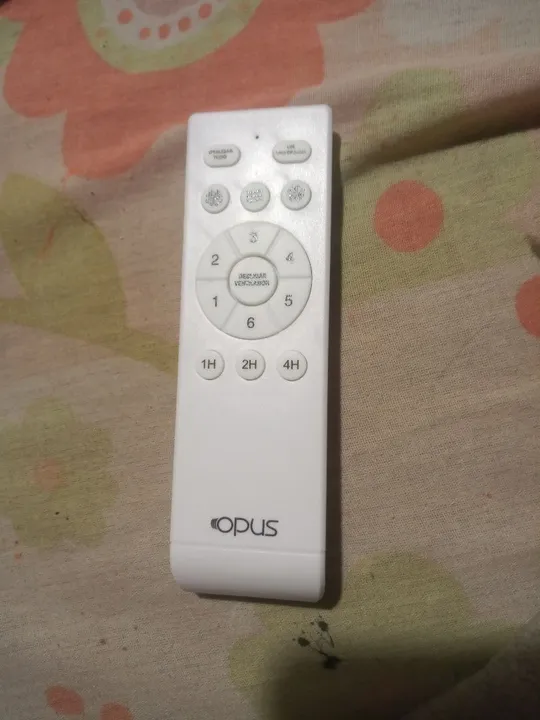 Controle remoto wi-fi do ventilador Air plus da opus