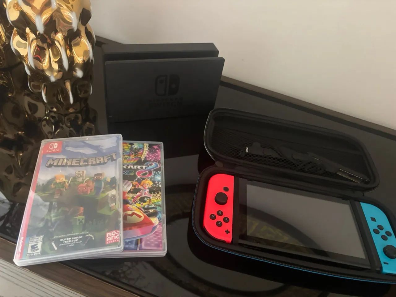 Nintendo Switch quase nunca usado