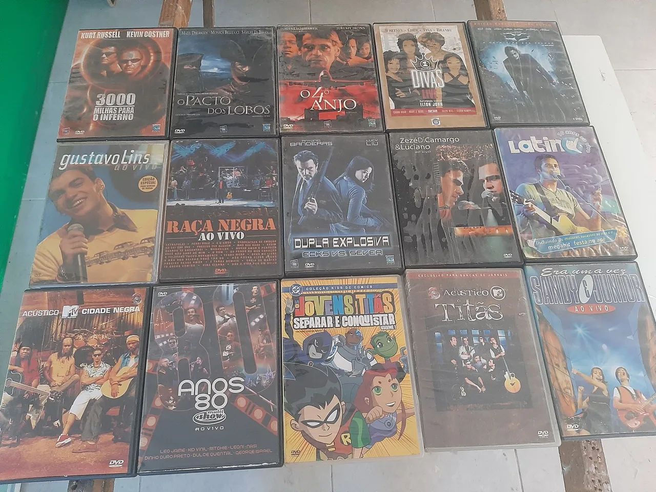 Lote de DVDs Musicais - Diversos Artistas