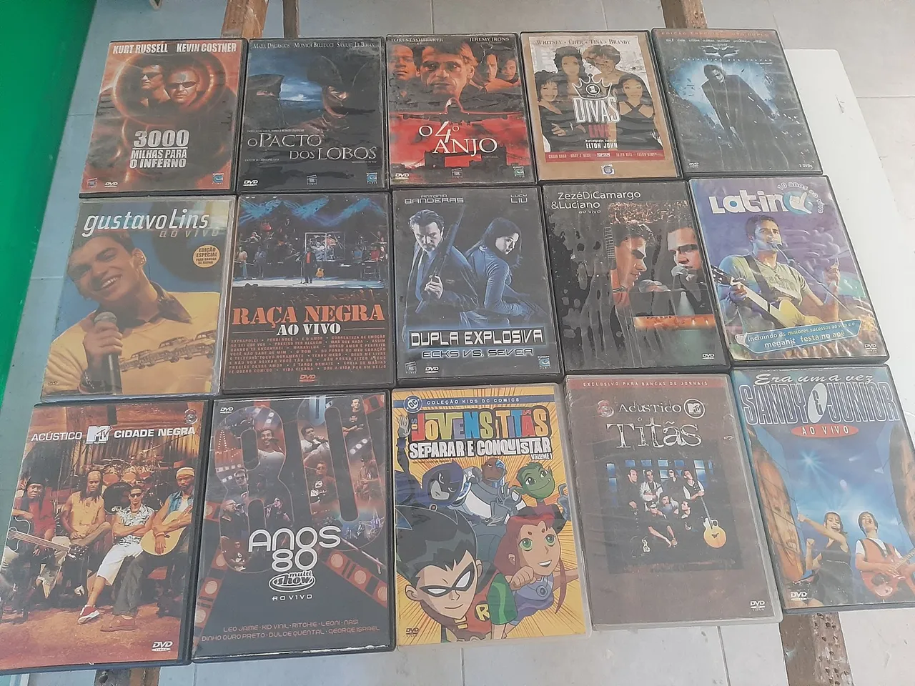 Lote de DVDs Musicais - Diversos Artistas