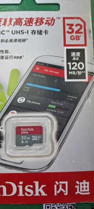 Cartão de Memória SanDisk Ultra 32GB microSDHC UHS-I Classe 10 - Foto 2