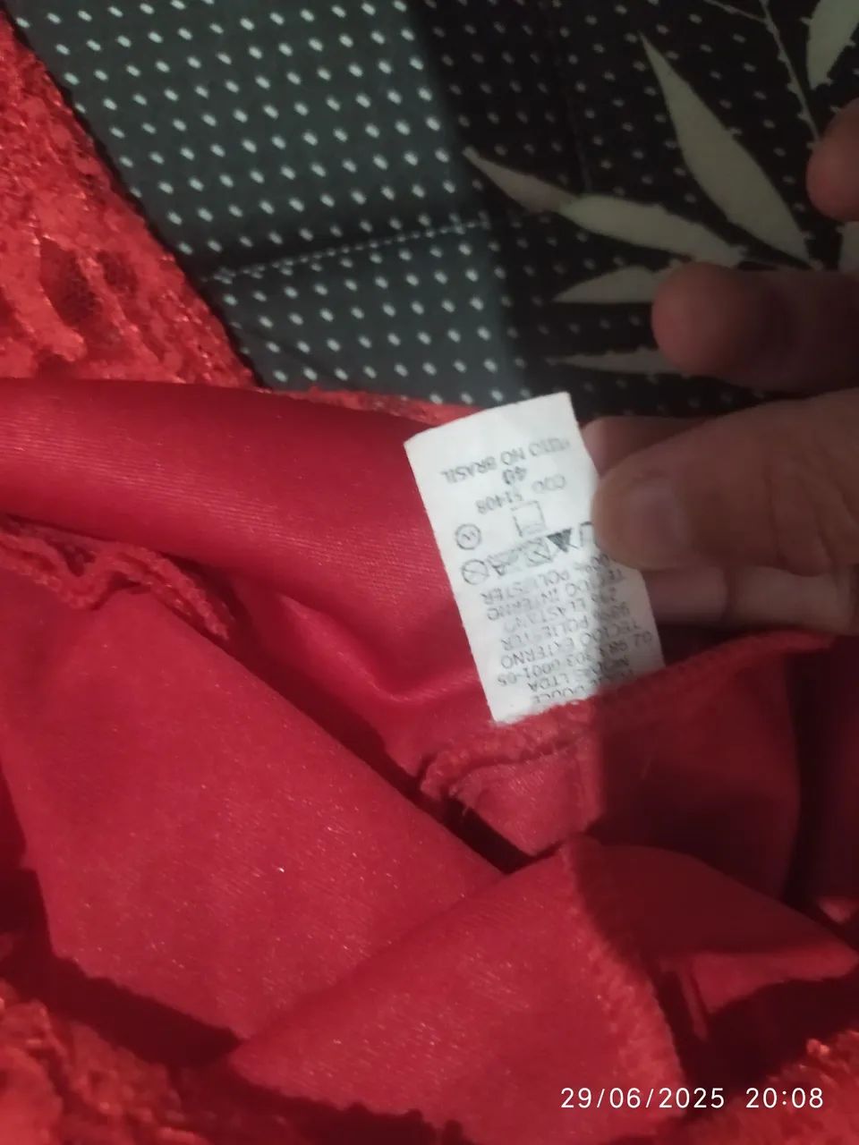 Vestido vermelho de renda - Foto 4