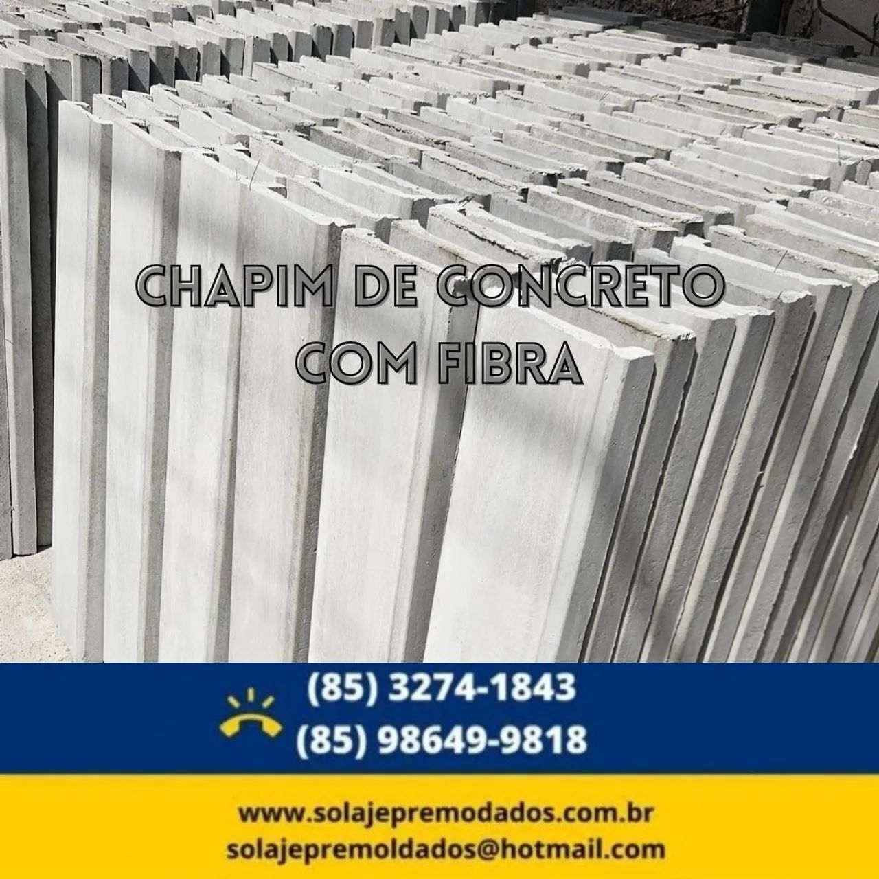 Chapim de Concreto Pré-moldados 