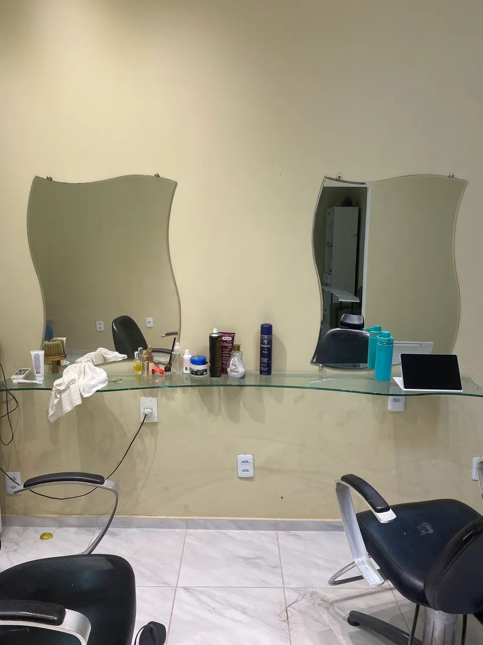 2 espelhos + bancada vidro  - Foto 2