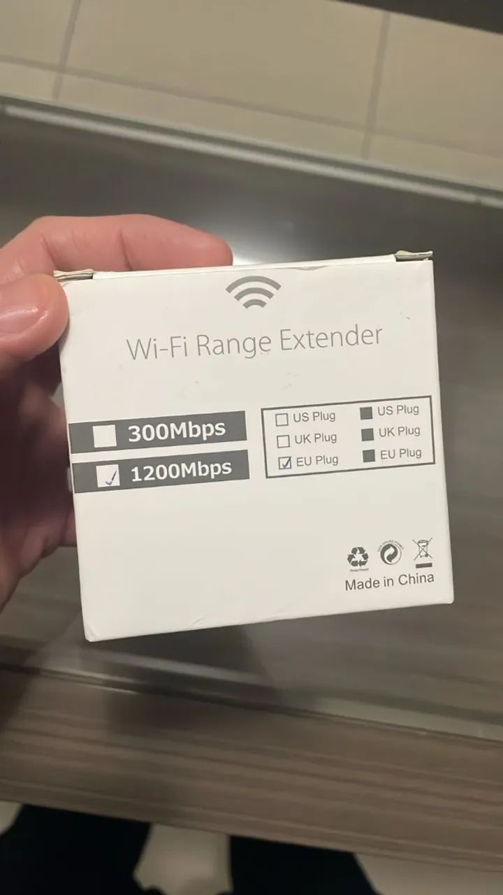 Repetidor/Extensor de Sinal Wifi 2.4 e 5GHZ 1200MB Novo 