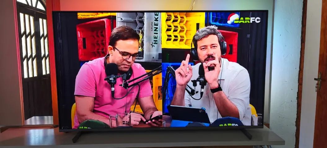 TV 55 Smart Philips Android Ambilight 12x Sem Juros