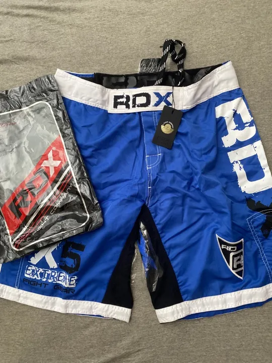 Shorts de luta RDX Extreme Fight Gear - Azul