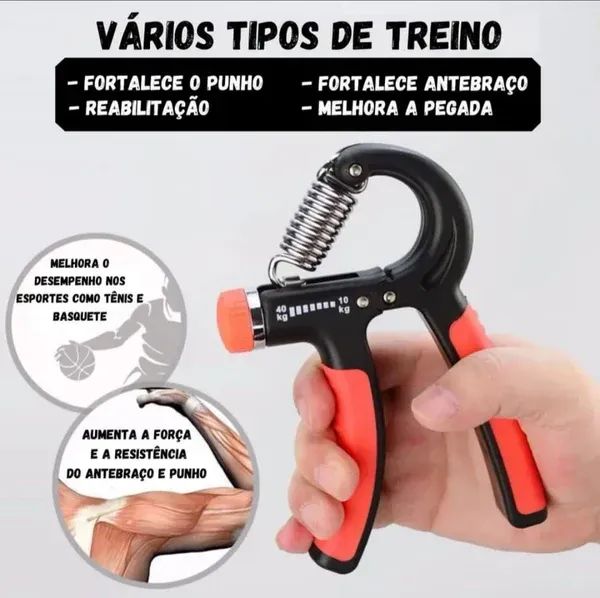 Aparelho De Exercicios Fortalecedor Mãos Antebraço - Foto 2