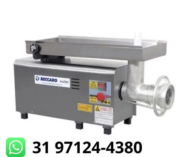 Moedor de Carne Boca22 Beccaro Inox Novo