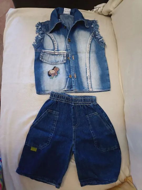 Conjunto Jeans Bebê Menino - Foto 2