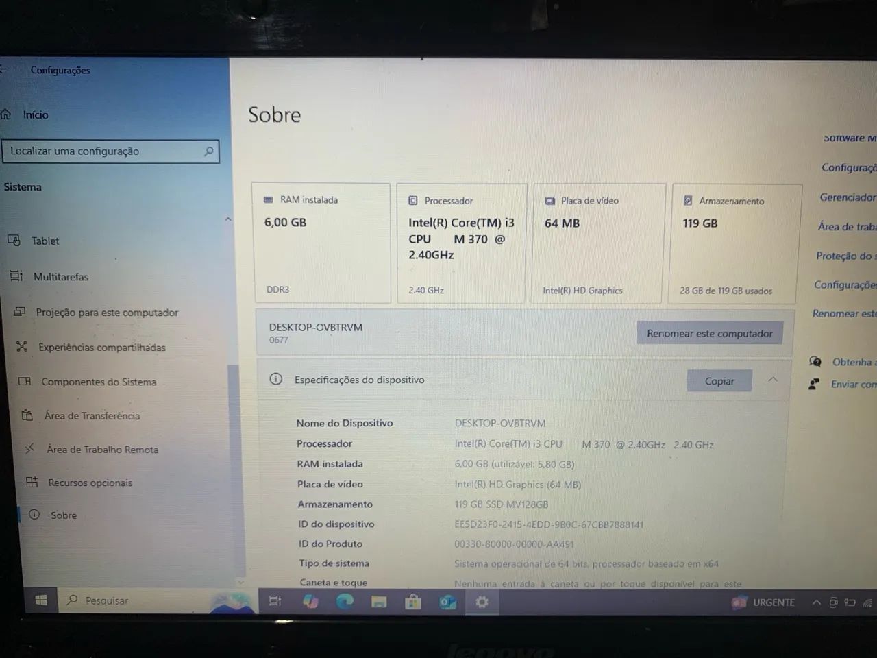 Notebook Lenovo com Intel Core - Foto 4