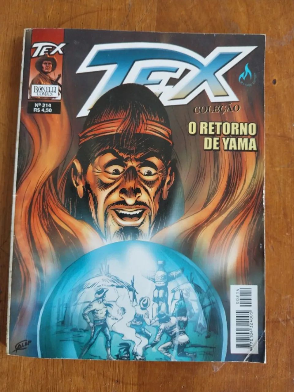 Tex n°214 de 2004 o retorno de yama + 3 gibs tex i colecionáveis  - Foto 2