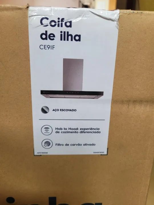 Coifa de Ilha aço escovado eletrolux