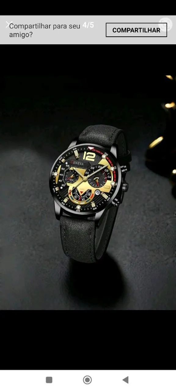 Relógios Masculinos de Luxo - Kit com 3 Relógios - Foto 4