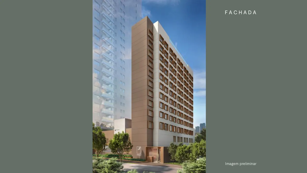 Studio com 1 quarto e com piscina, 19 m² na Zona Sul em Vila Nova Conceição, São Paulo