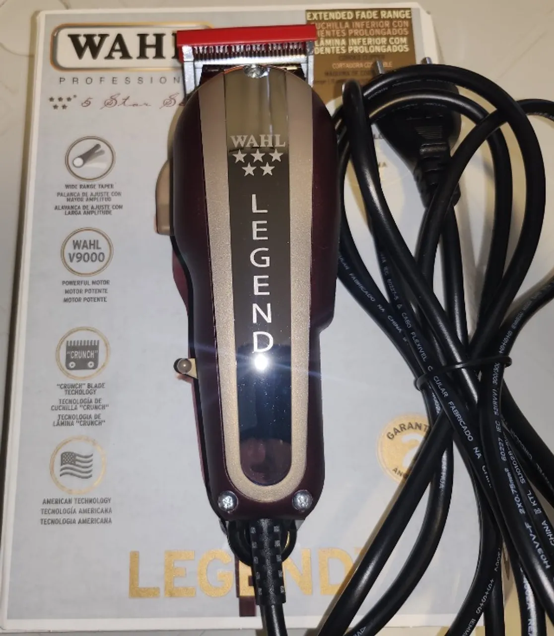 Máquina Corte Cabelo Wahl Legend 127v
