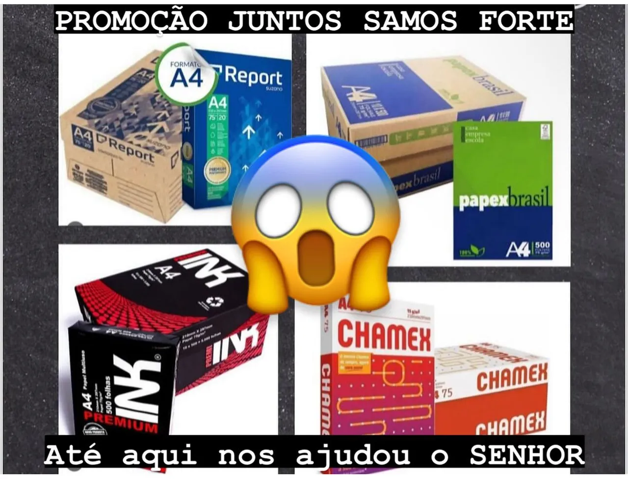 Promoção de Papel a4 19,00
