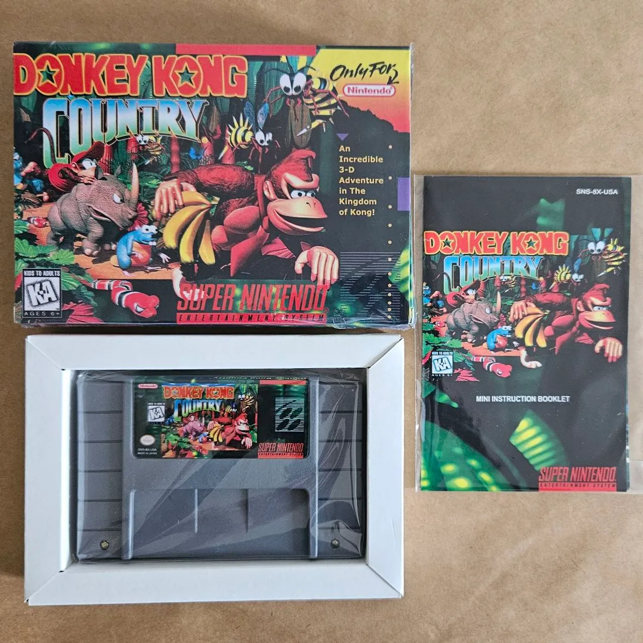 Donkey Kong Country repro Super Nintendo