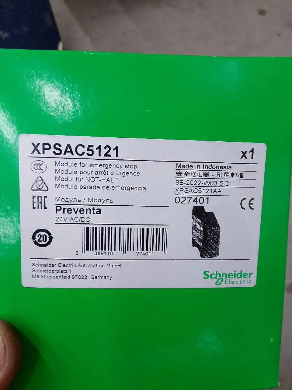 Vendo Relé de Segurança Schneider Electric XPS-AC<br> - Foto 3