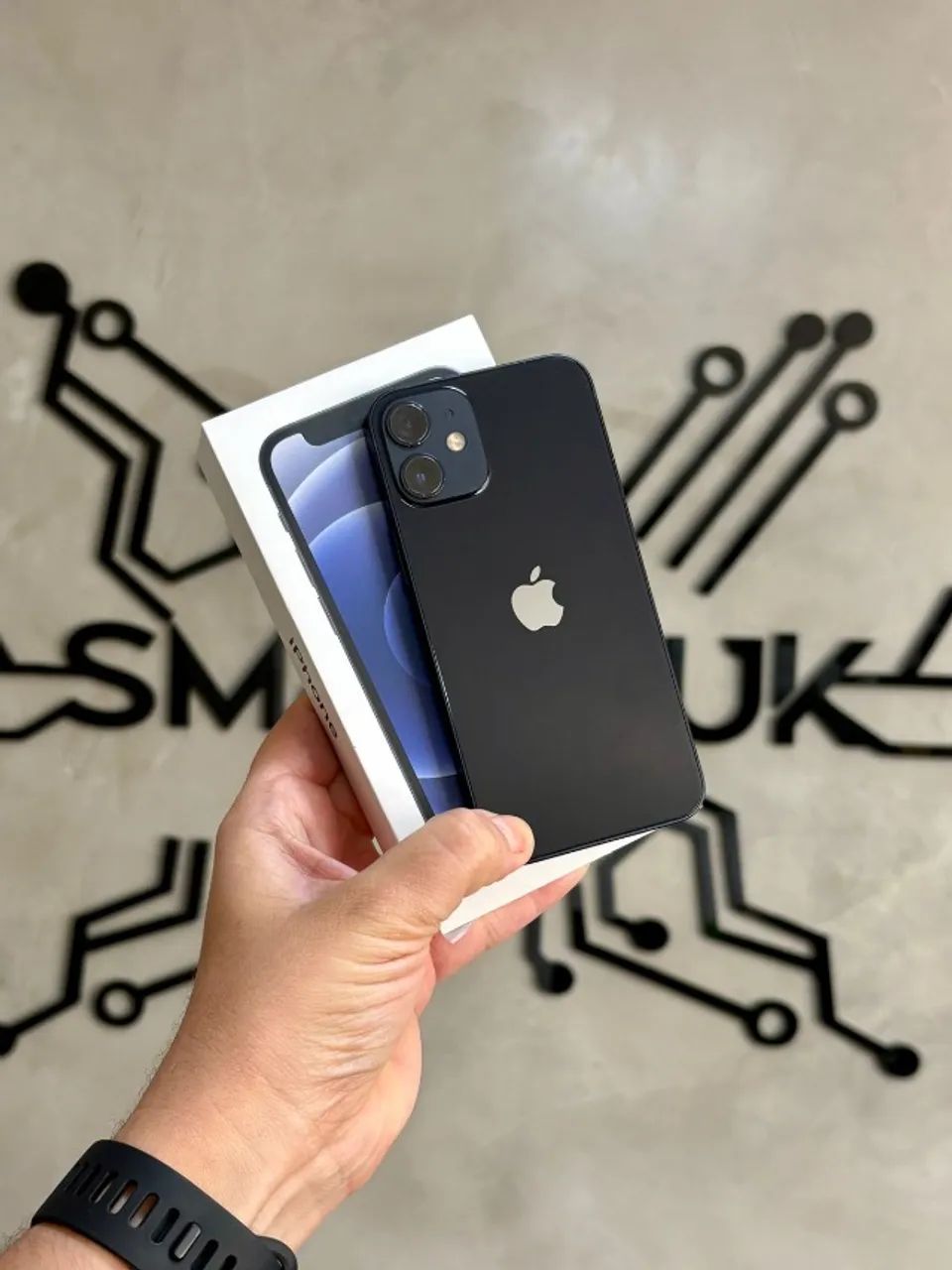 iPhone 12 mini Black 256GB (Com caixa) + Nota e 3 meses de