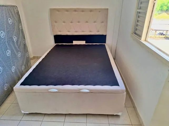 Cama box suporte solteiro 