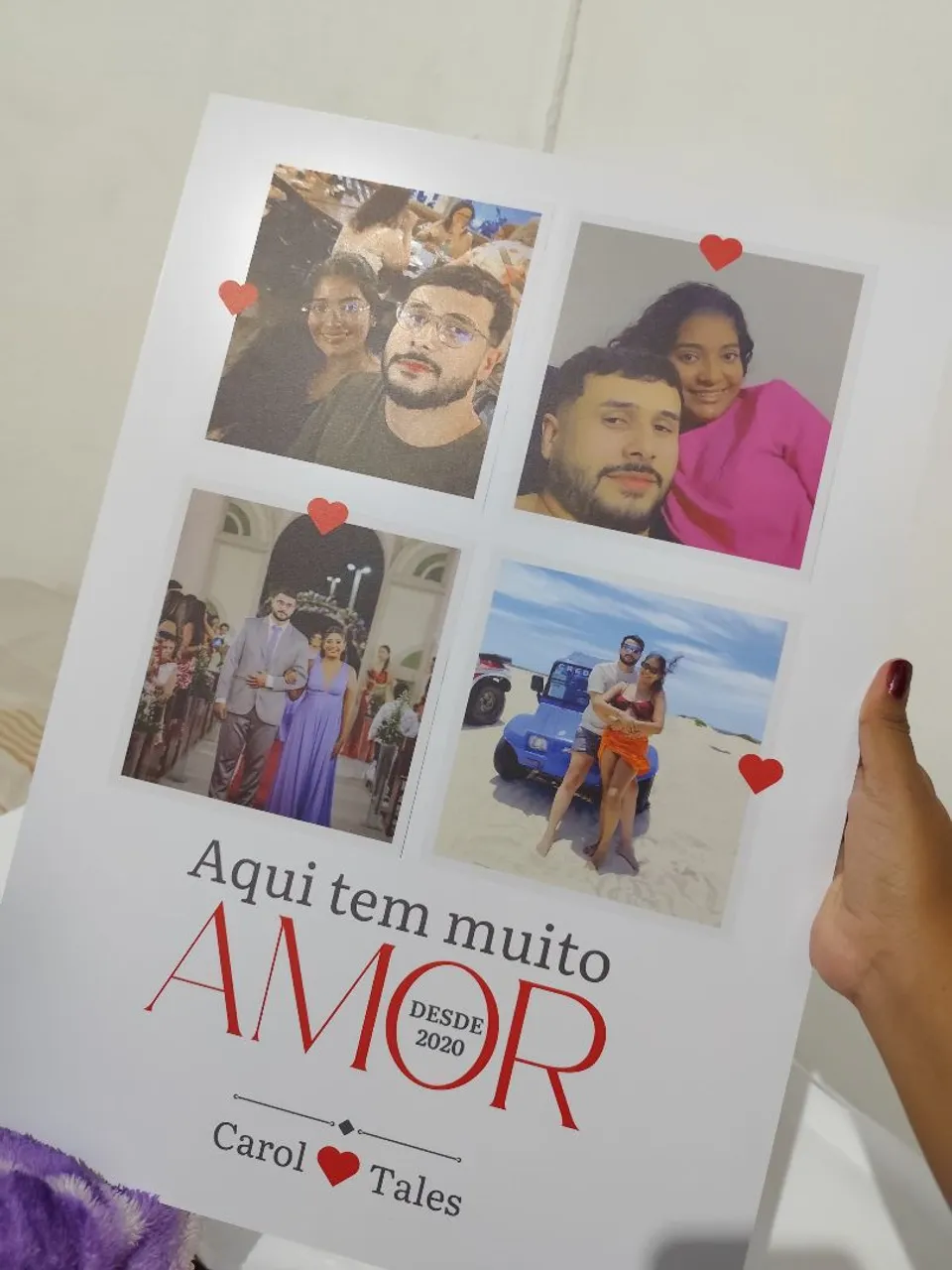 Presente dia dos namorados! Personalizado: Amor e Memórias