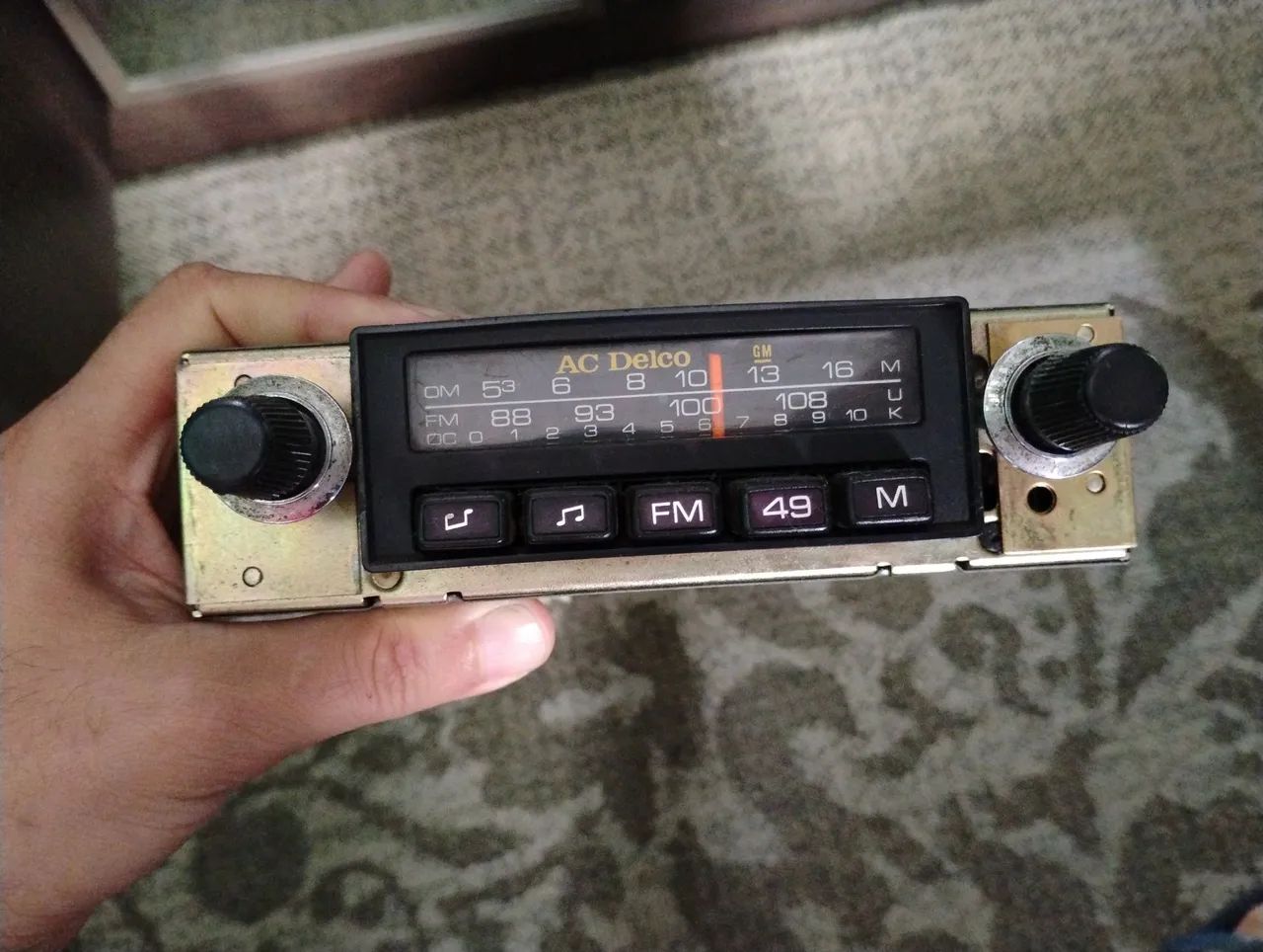 Rádio AC Delco GM Antigo (funciona). Original opala 80