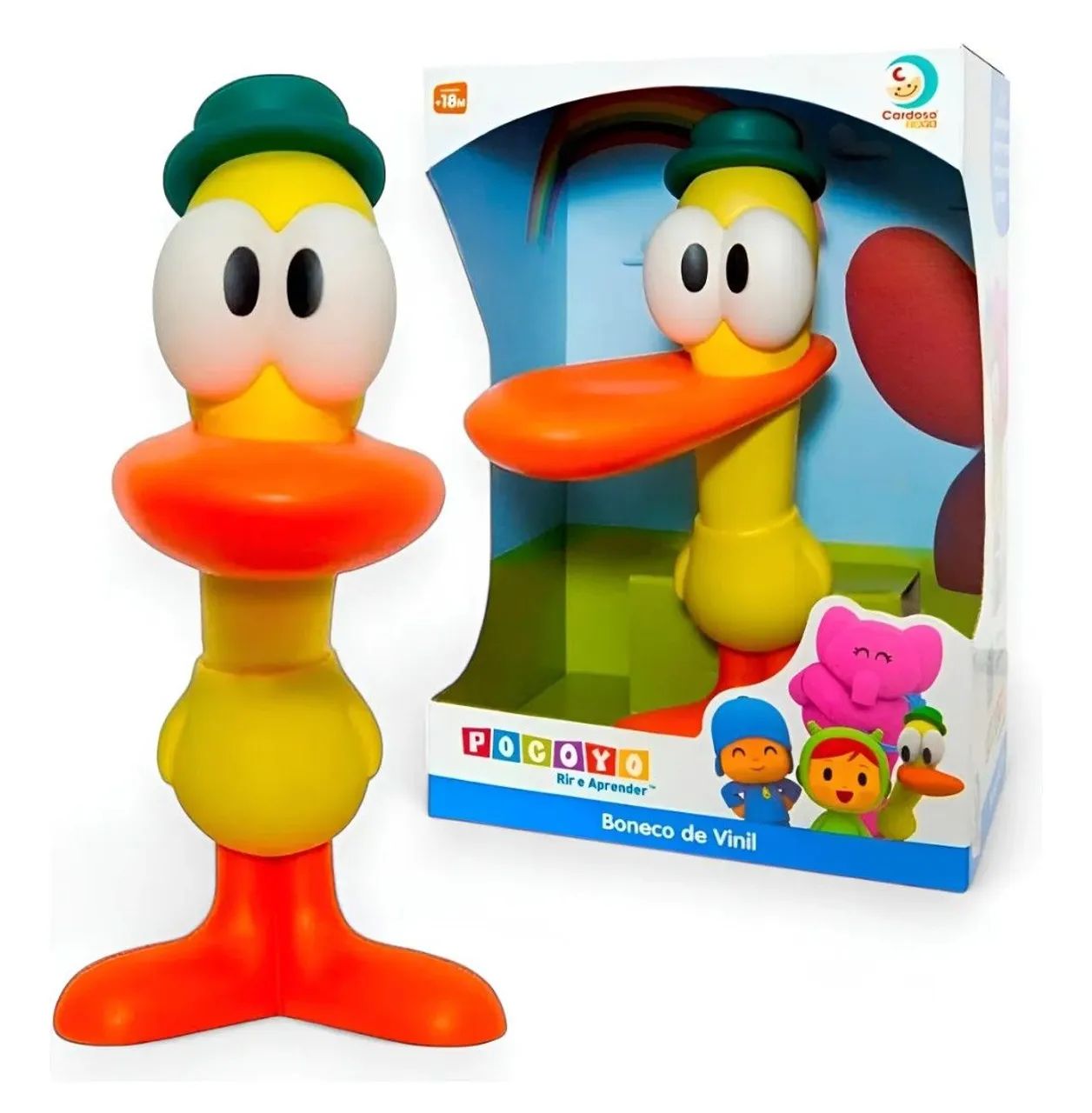 Boneco vinil pato Pocoyo  - Foto 2