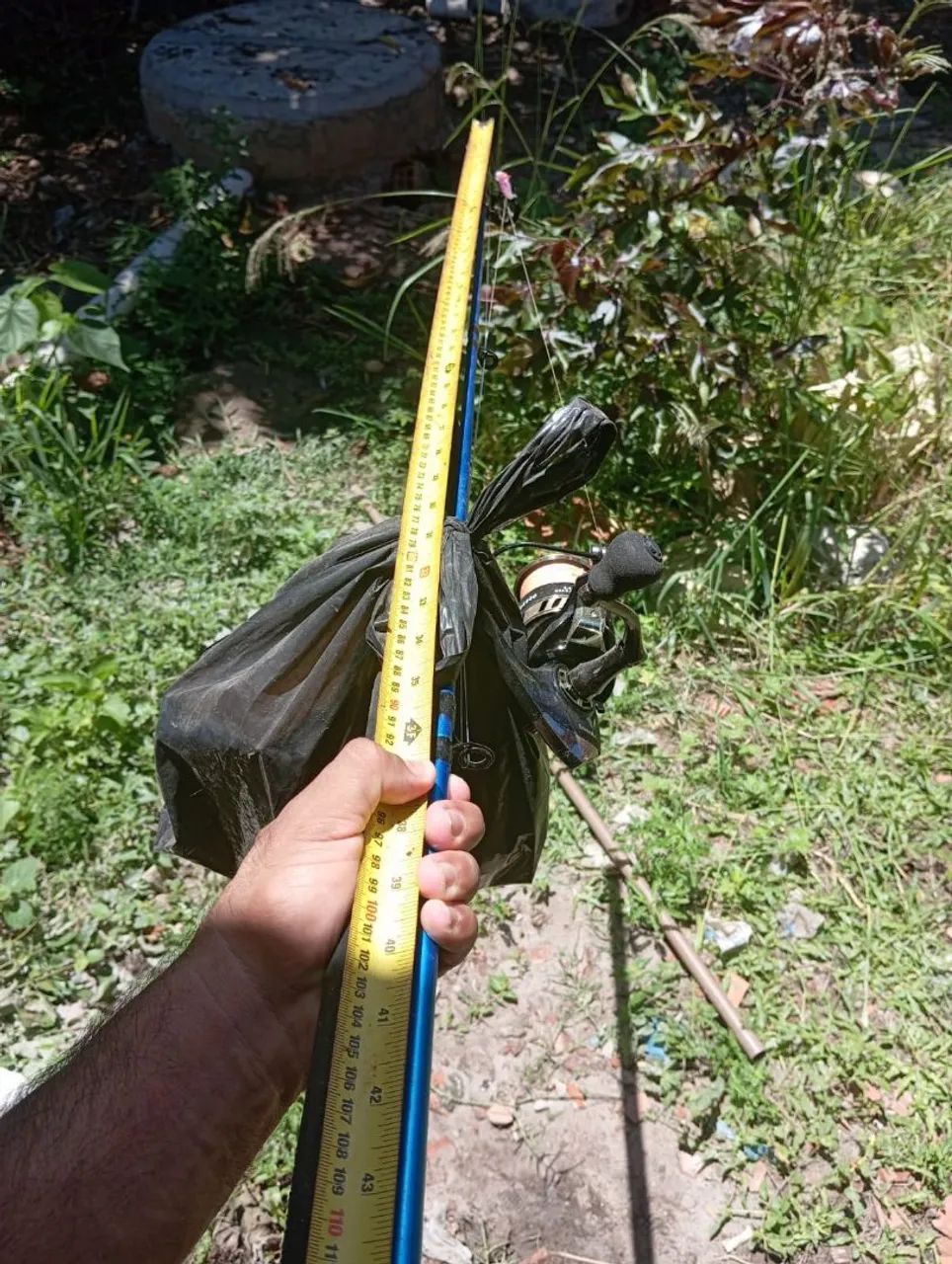 Conjunto de Vara  e Carretilha de Pesca Sahara - Foto 2