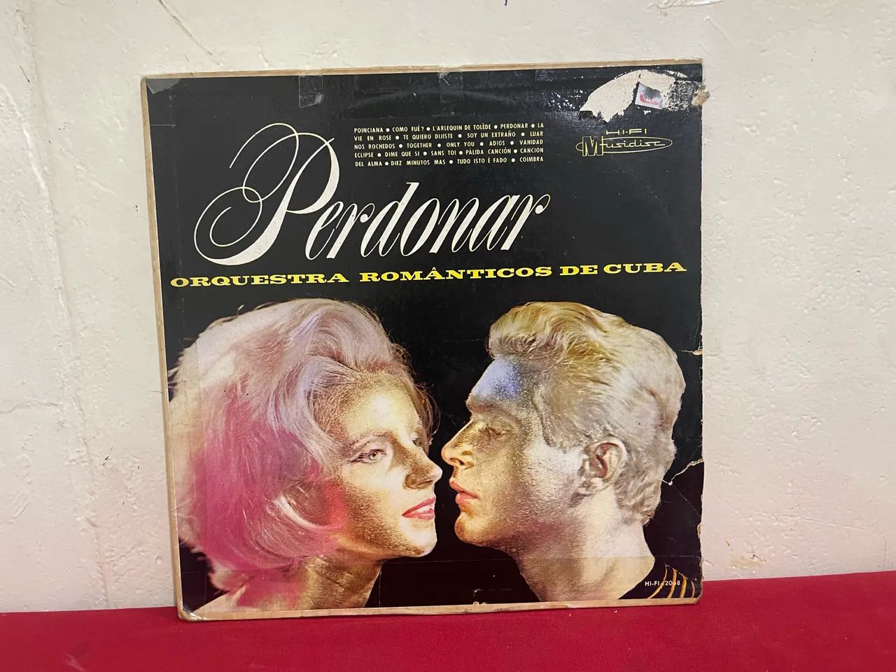 Disco de Vinil Perdonar Orquestra Românticos de Cuba 