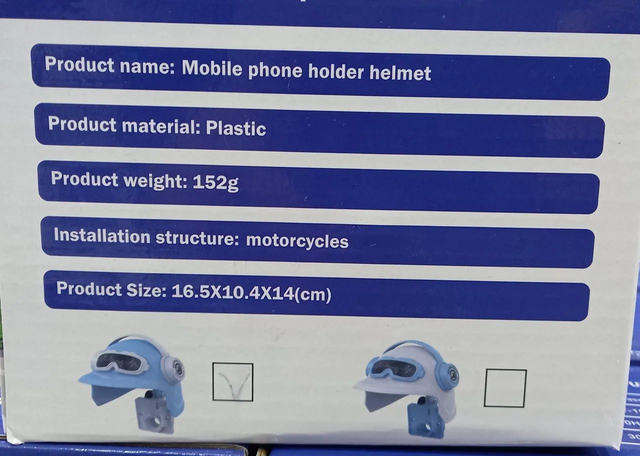 Suporte para celular moto capacete - Foto 3