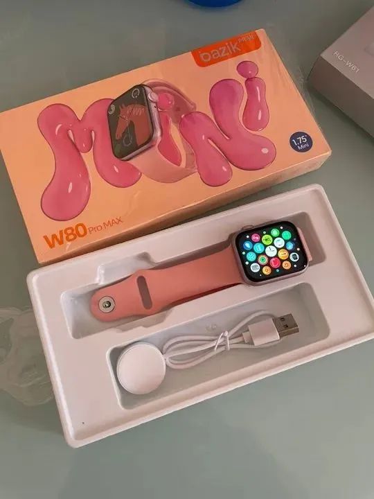 Relógio Inteligente Smartwatch W80 PRO MAX Mini - Foto 5