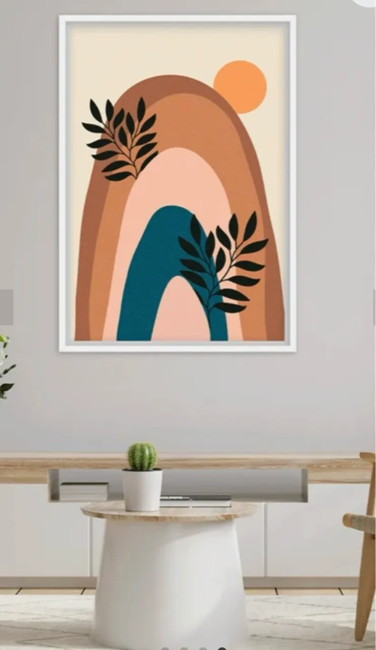 Quadro Decorativo Grande - Rainbow Minimalista 
