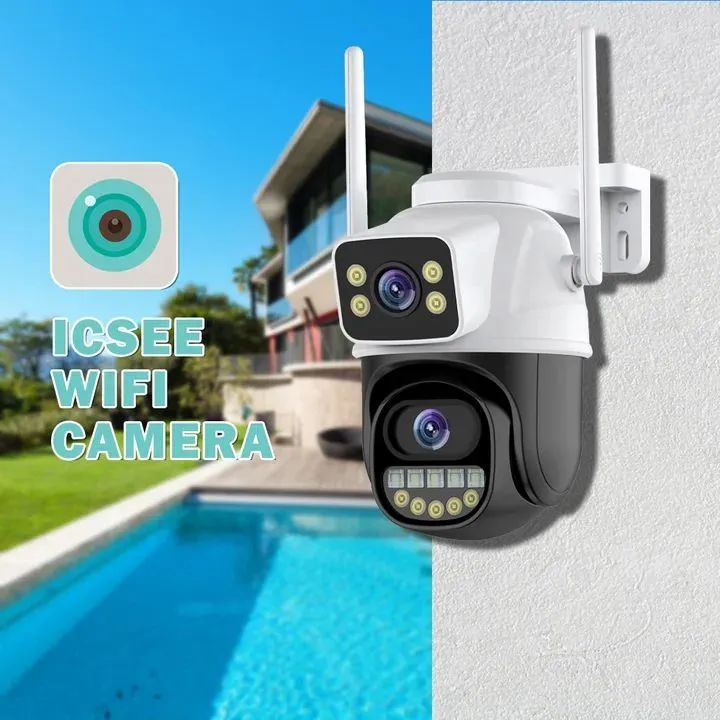 Câmera de Segurança ICSEE WiFi - Alta Resolução e Visão Noturna