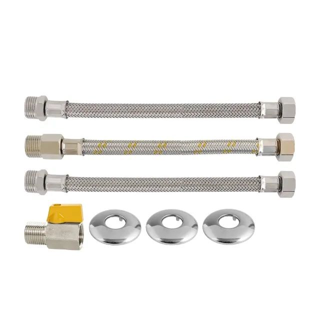 Kit Para Aquecedor Passagem C/Mini Val Flex 40Cm 180517-61 Blukit - Foto 5