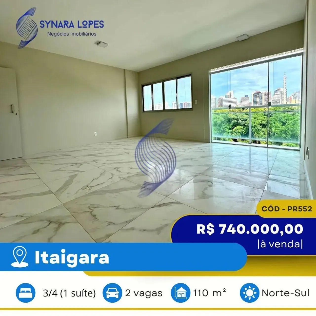 VENDO APARTAMENTO 110 M² | 03 QUARTOS | EDIFÍCIO GRANDES MARES | ITAIGARA | SALVADOR | BAH