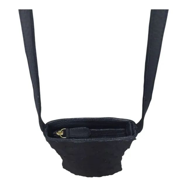 BOLSA TRANSVERSAL COURO DE PIRARUCU LEGÍTIMO - Foto 3