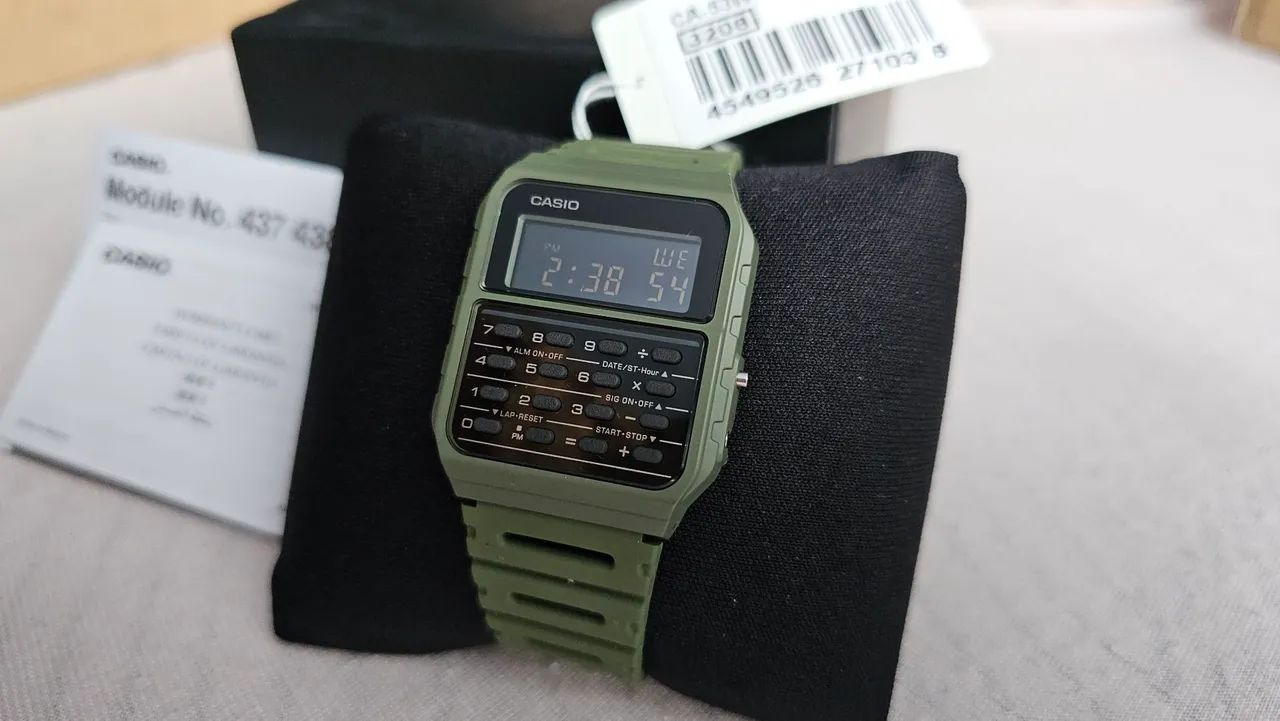 Relógio Casio CA-53WF-3BDF (Calculadora) - Novo na Caixa