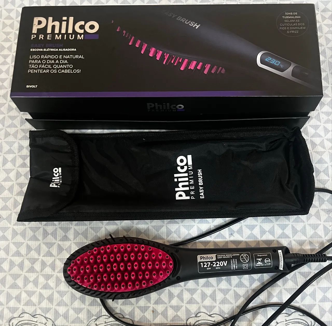 ESCOVA ELÉTRICA ALISADORA PHILCO PREMIUM - BIVOLT - Foto 3