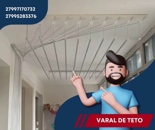 Varal de teto