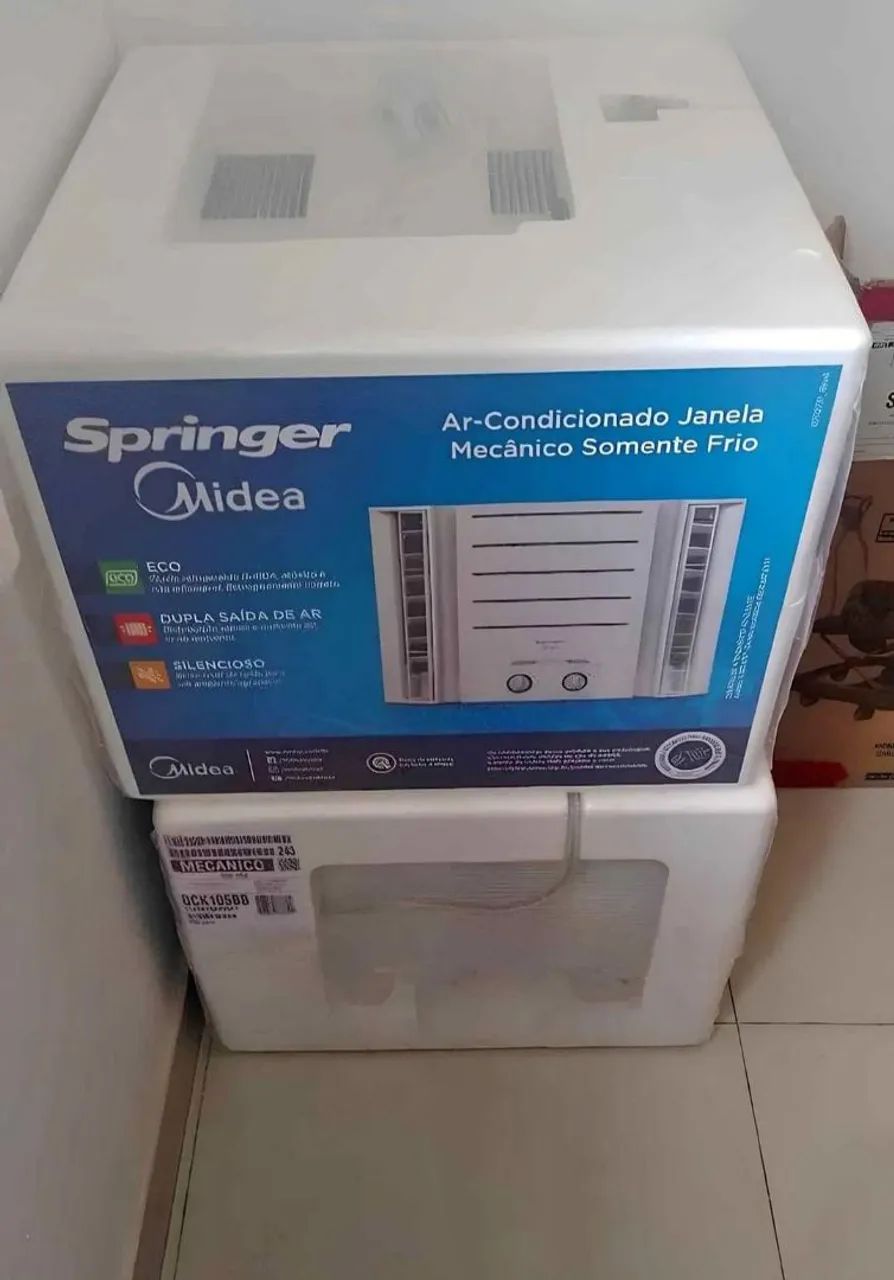 Ar condicionado 10 mil BTUs 127v - Entregamos. - 